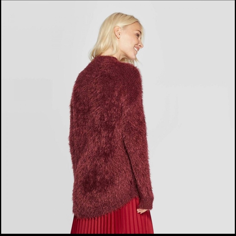 A NEW DAY FURRY MOCK TURTLENECK PULLOVER SWEATER - Picture 9 of 9